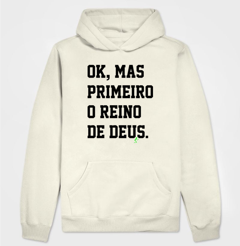 Moletom Hoodie Reino – Estilo Cristão Urbano com Fé e Conforto | Semeador Store