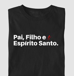 camiseta Infantil Pai, Filho e Espírito Santo