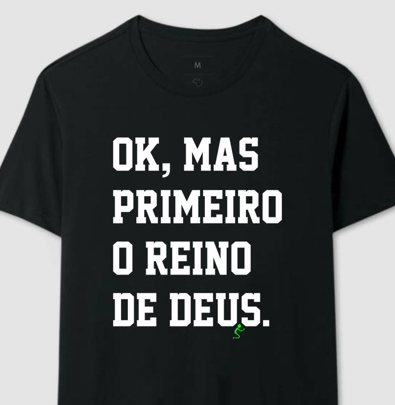 Camiseta Masculina Reino – Moda Cristã com Estilo e Propósito | Semeador Store