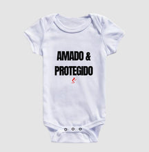 Body Infantil Cristão Amado e Protegido – Fé com Conforto para os Primeiros Meses | Semeador Store
