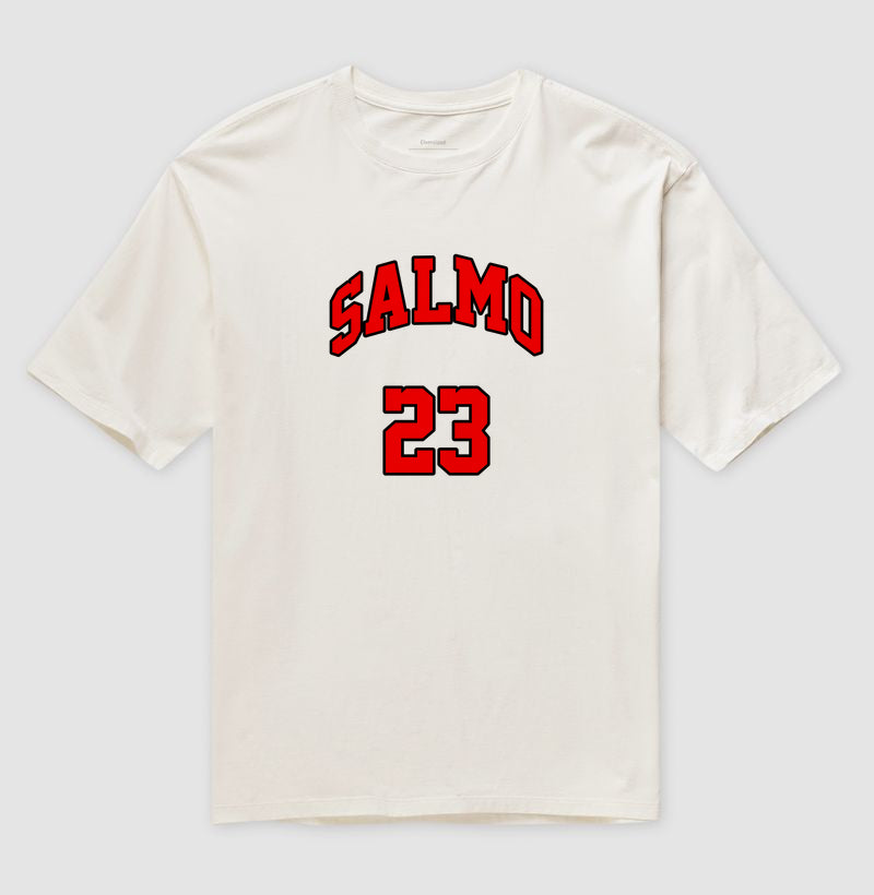 Camiseta Gospel Oversized "Salmo 23" – Fé com Estilo Cristão Streetwear | Semeador Store
