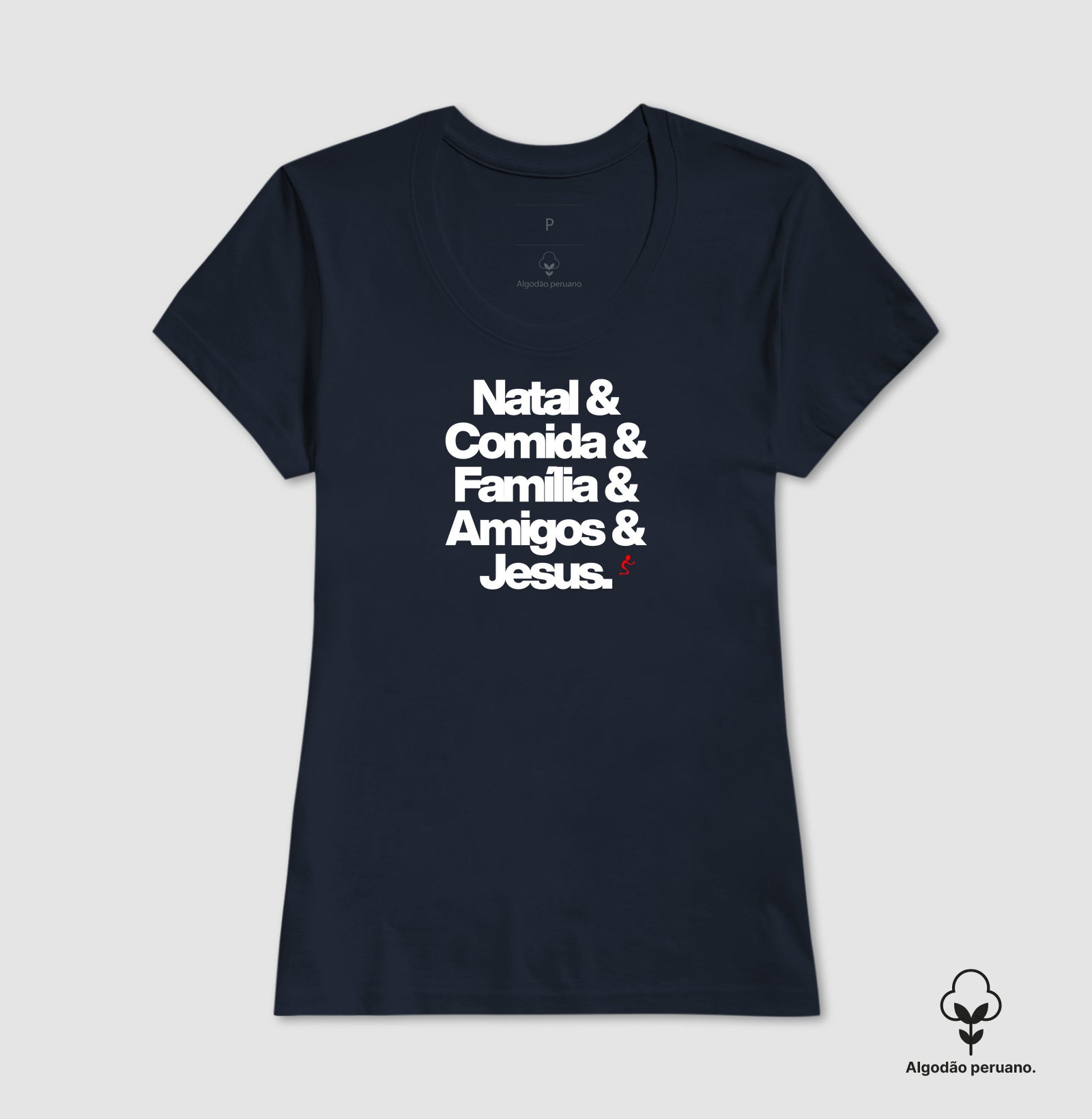 Camiseta Feminina Peruana Natalina