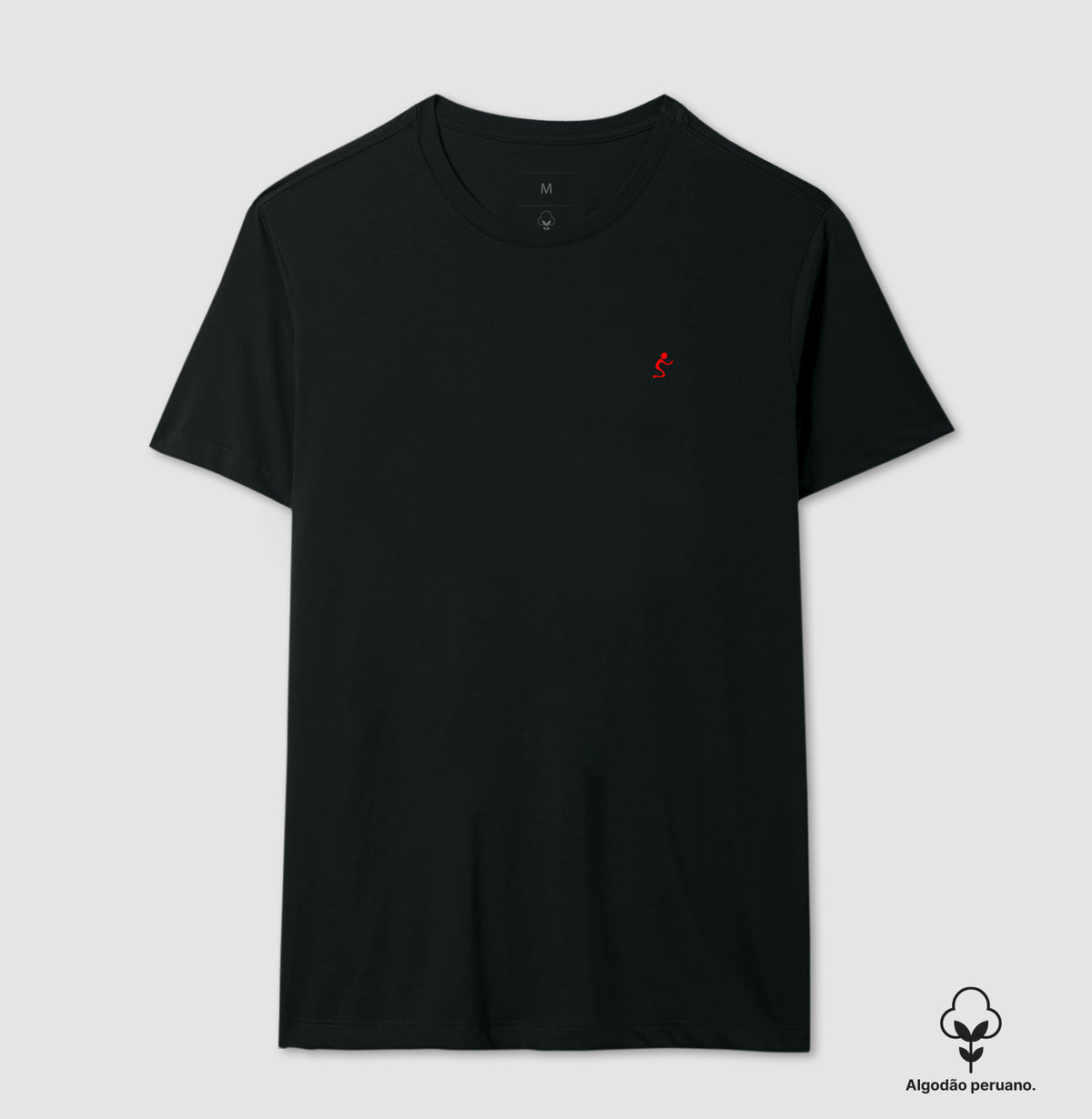 Camiseta Cristã Masculina Logo – Fé e Estilo com Algodão Peruano Premium | Semeador Store