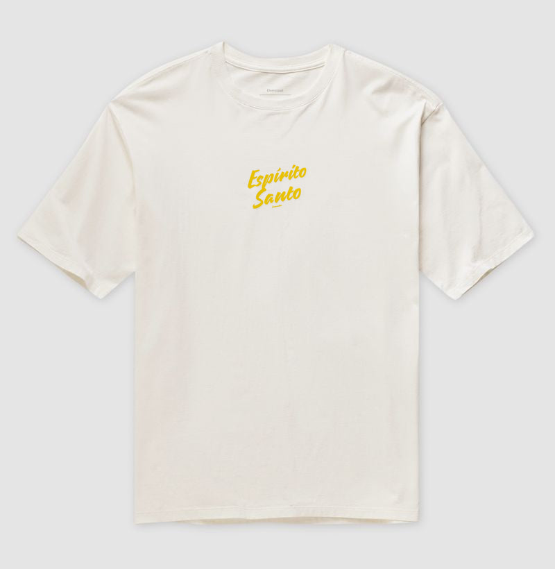 Camiseta Gospel Oversized "Espírito Santo" – Fé com Estilo Cristão Streetwear | Semeador Store