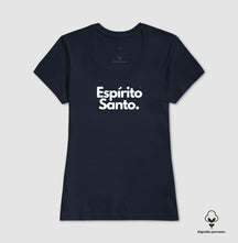 Camiseta Feminina "Espírito Santo" – Fé e Estilo com Algodão Peruano Premium | Semeador Store