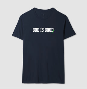 Camiseta Masculina God is good – Moda Cristã com Estilo e Propósito | Semeador Store