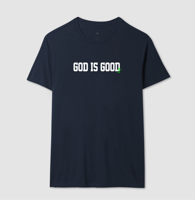 Camiseta Masculina God is good – Moda Cristã com Estilo e Propósito | Semeador Store