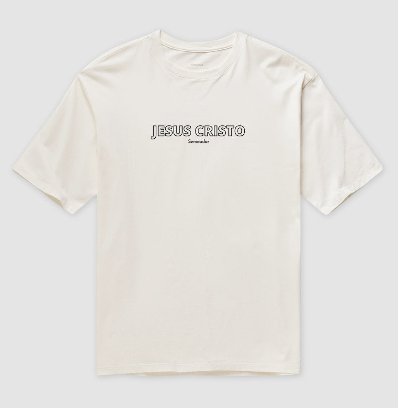 Camiseta Oversized Jesus Cristo