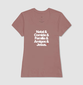 Camiseta Feminina Natalina