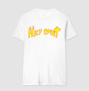 Camiseta Masculina Holy Spirit – Moda Cristã com Estilo e Propósito | Semeador Store