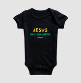 Body Infantil Cristão Jesus meu Salvador – Fé com Conforto para os Primeiros Meses | Semeador Store