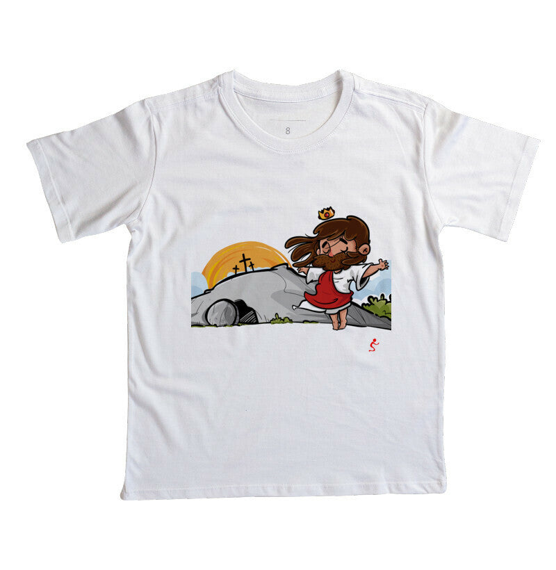 Camiseta Infantil Ressuscitou