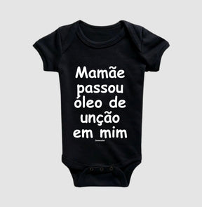 Body infantil Cristão - Óleo de unção - Fé com Conforto para os Primeiros Meses | Semeador Store