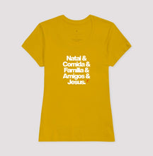 Camiseta Feminina Natalina