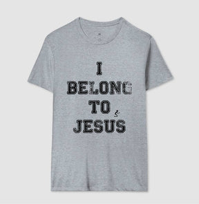 Camiseta Masculina I Belong to Jesus – Moda Cristã com Estilo e Propósito | Semeador Store