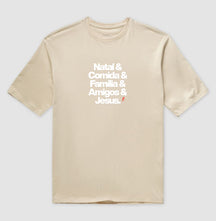 Camiseta Oversized Natalina