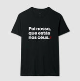 Camiseta Masculina Pai nosso – Moda Cristã com Estilo e Propósito | Semeador Store