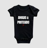 Body Infantil Cristão Amado e Protegido – Fé com Conforto para os Primeiros Meses | Semeador Store