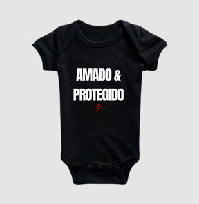 Body Infantil Cristão Amado e Protegido – Fé com Conforto para os Primeiros Meses | Semeador Store
