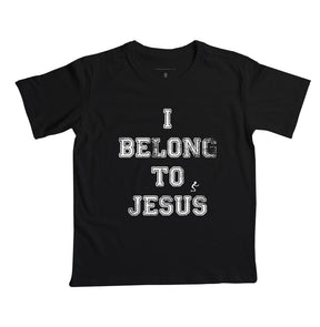 Camiseta Infantil I Belong to Jesus – Moda Cristã com Estilo e Propósito | Semeador Store