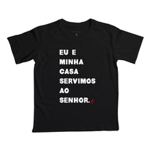 Camiseta Infantil Eu e Minha Casa