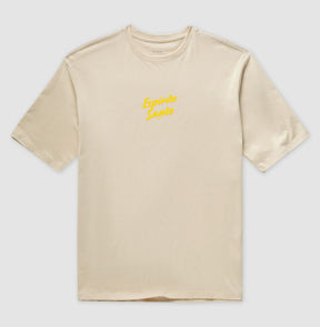 Camiseta Gospel Oversized "Espírito Santo" – Fé com Estilo Cristão Streetwear | Semeador Store