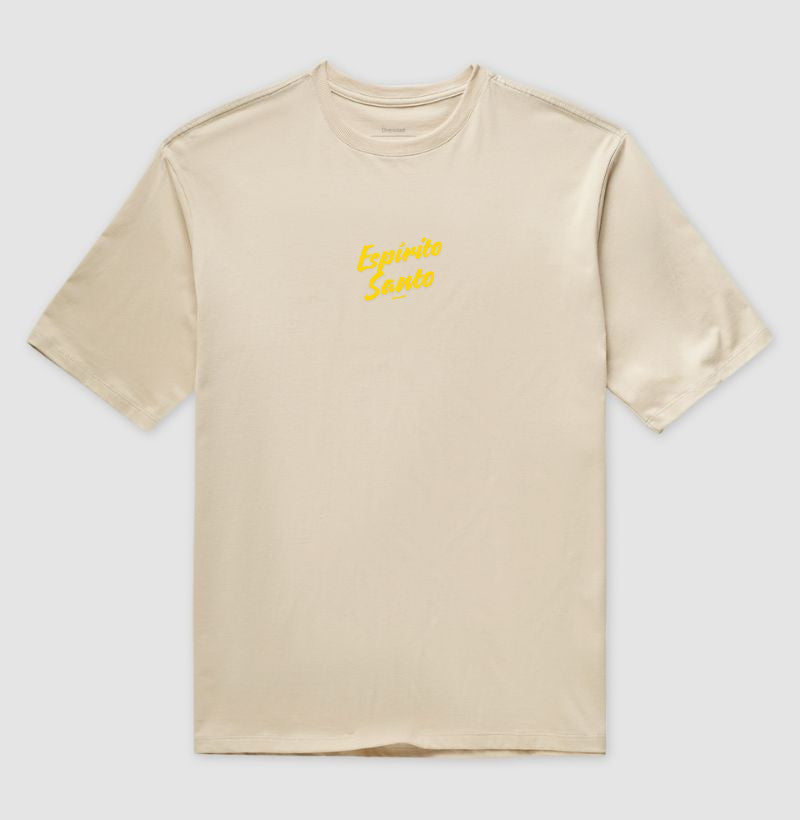 Camiseta Gospel Oversized "Espírito Santo" – Fé com Estilo Cristão Streetwear | Semeador Store