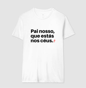 Camiseta Masculina Pai nosso – Moda Cristã com Estilo e Propósito | Semeador Store