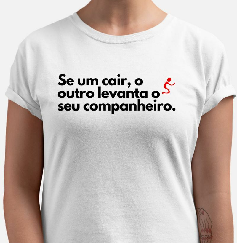 Camiseta Feminina é melhor serem dois