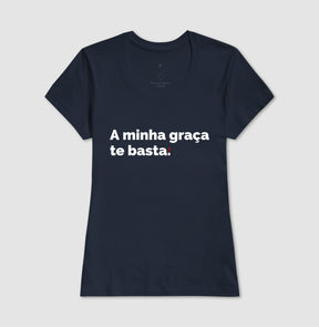 Camiseta Cristã Feminina  Graça - com Estilo e Fé em Cada Detalhe | Semeador Store