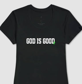 Camiseta Cristã Feminina – “God is good” com Estilo e Fé em Cada Detalhe | Semeador Store