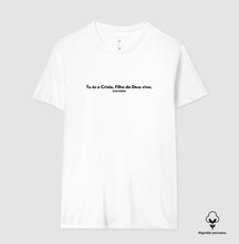 Camiseta Cristã Masculina O Cristo – Fé e Estilo com Algodão Peruano Premium | Semeador Store