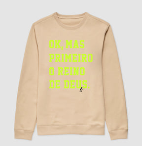 Moletom Suéter Reino – Roupa Cristã com Estilo e Fé | Semeador Store