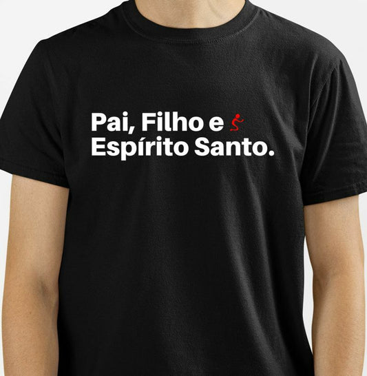 Camiseta Clássica Pai, Filho e Espírito Santo