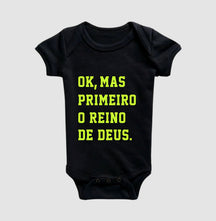 Body Infantil Cristão Reino – Fé com Conforto para os Primeiros Meses | Semeador Store