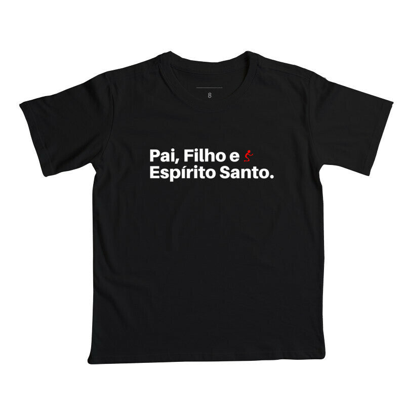 camiseta Infantil Pai, Filho e Espírito Santo