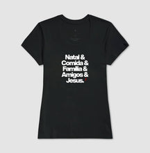 Camiseta Feminina Natalina