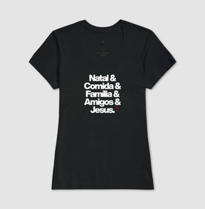 Camiseta Feminina Natalina