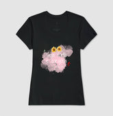 Camiseta Cristã Feminina Forte & Corajosa – Estampa Bíblica | Semeador Store