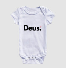 Body Infantil Cristão Deus – Fé com Conforto para os Primeiros Meses | Semeador Store