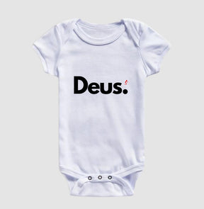 Body Infantil Cristão Deus – Fé com Conforto para os Primeiros Meses | Semeador Store