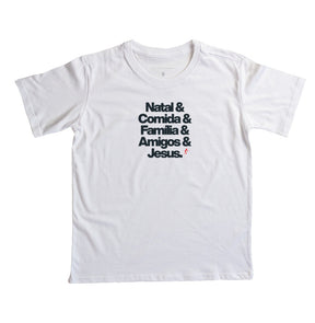 Camiseta Infantil Natalina