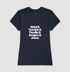 Camiseta Feminina Natalina