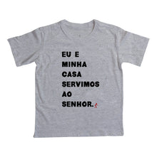 Camiseta Infantil Eu e Minha Casa
