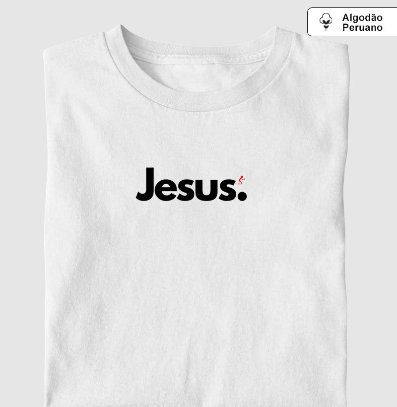 Camiseta Masculina Algodão Peruano Jesus