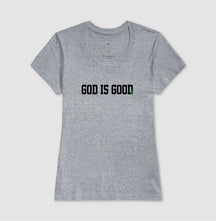 Camiseta Cristã Feminina – “God is good” com Estilo e Fé em Cada Detalhe | Semeador Store