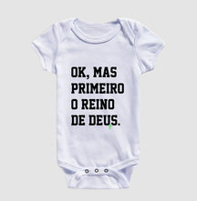 Body Infantil Cristão Reino – Fé com Conforto para os Primeiros Meses | Semeador Store