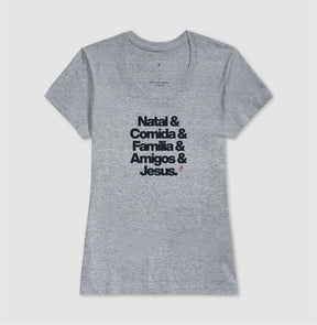Camiseta Feminina Natalina
