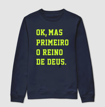 Moletom Suéter Reino – Roupa Cristã com Estilo e Fé | Semeador Store