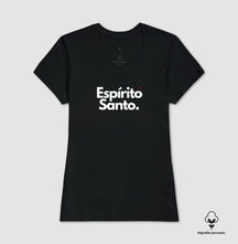 Camiseta Feminina "Espírito Santo" – Fé e Estilo com Algodão Peruano Premium | Semeador Store